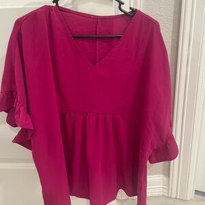 Pink blouse